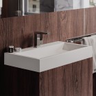 Omnires Thasos M+ umywalka nablatowa 70x42 cm biały połysk THASOS700BP