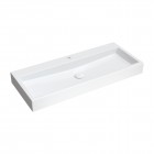 Omnires Thasos M+ umywalka nablatowa 100x42 cm biały połysk THASOS1000BP