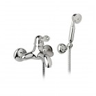 Giulini Giovanni Harmony bateria wannowa kompletna chrom - uchwyt przezroczysty Swarovski 9501/S