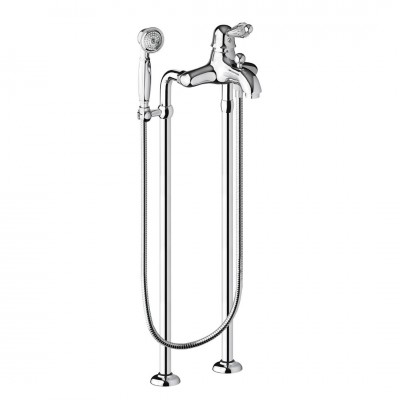 Giulini Giovanni Harmony bateria wannowa + nogi chrom - uchwyt przezroczysty Swarovski 9501/N/S