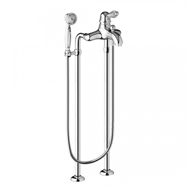 Giulini Giovanni Harmony bateria wannowa + nogi chrom - uchwyt przezroczysty Swarovski 9501/N/S