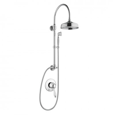 Giulini Giovanni Harmony kolumna natryskowa z baterią podtynkową retro chrom 9515-01261