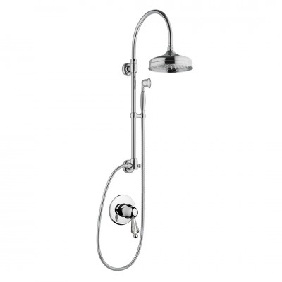 Giulini Giovanni Harmony kolumna natryskowa chrom - uchwyt przezroczysty Swarovski 9515-01261/S