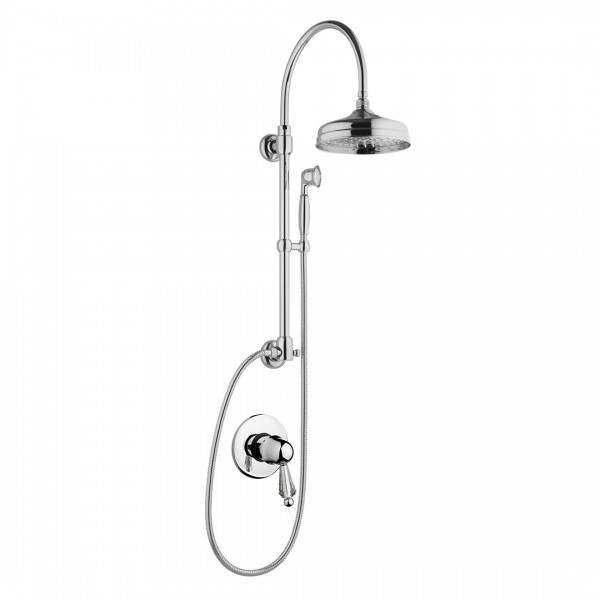 Giulini Giovanni Harmony kolumna natryskowa chrom - uchwyt przezroczysty Swarovski 9515-01261/S