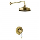 Giulini Giovanni Harmony kompletny zestaw prysznicowy retro stare złoto GG1HABR