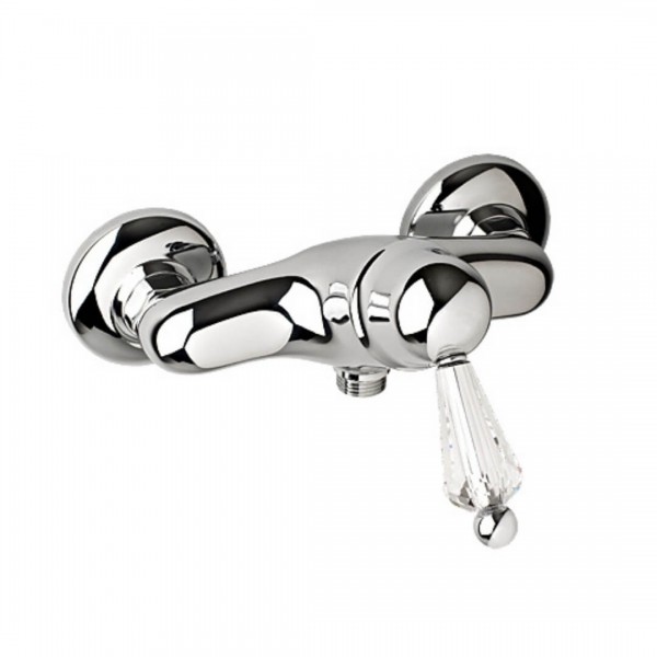 Giulini Giovanni Harmony bateria natryskowa chrom - uchwyt przezroczysty Swarovski 9508/S