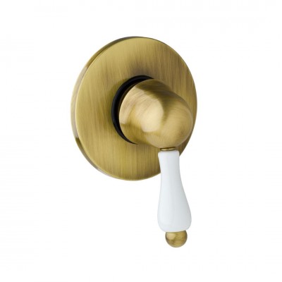 Giulini Giovanni Harmony bateria natryskowa podtynkowa retro stare złoto 9515BR