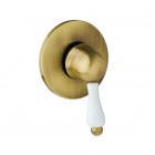 Giulini Giovanni Harmony bateria natryskowa podtynkowa retro stare złoto 9515BR