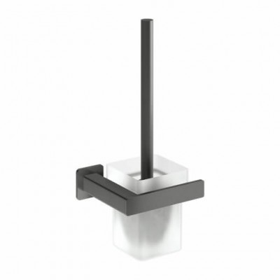 Omnires Nelson szczotka WC wisząca grafit NL80620GR