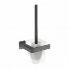 Omnires Nelson szczotka WC wisząca grafit NL80620GR