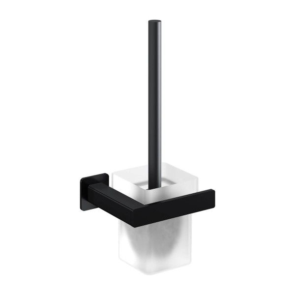 Omnires Nelson szczotka WC wisząca czarny mat NL80620BL