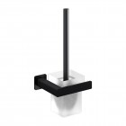 Omnires Nelson szczotka WC wisząca czarny mat NL80620BL