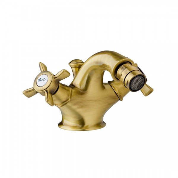 Giulini Giovanni Parigi bateria bidetowa retro stare złoto 7064BR