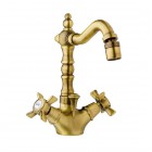 Giulini Giovanni Parigi bateria bidetowa wysoka retro stare złoto 7358BR