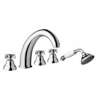 Giulini Giovanni Parigi bateria wannowa 5-otworowa retro chrom 7360