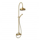 Giulini Giovanni Parigi kolumna natryskowa z baterią retro stare złoto 7307/1162BR