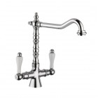 Giulini Giovanni Praga bateria umywalkowa wysoka retro chrom 7533