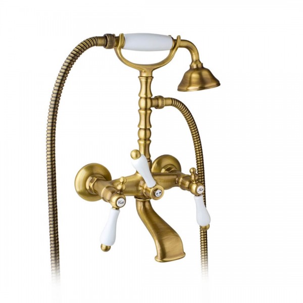 Giulini Giovanni Praga bateria wannowa retro stare złoto 7500BR