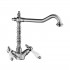 Giulini Giovanni Praga bateria kuchenna dwuuchwytowa retro chrom 7550