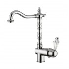 Giulini Giovanni Praga bateria umywalkowa mieszacz wysoka chrom - uchwyt przezroczysty Swarovski 7527/S