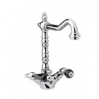Giulini Giovanni Praga bateria umywalkowa wysoka chrom - uchwyty czarne Swarovski 7556/S.CZ