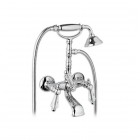 Giulini Giovanni Praga bateria wannowa chrom - uchwyty przezroczyste Swarovski 7500/S