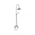 Giulini Giovanni Praga kolumna natryskowa chrom - uchwyty czarne Swarovski 7507/1162/S.CZ