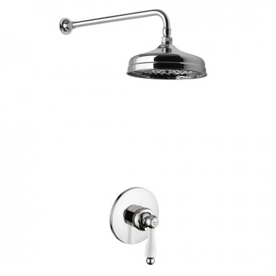 Giulini Giovanni Hermitage kompletny zestaw prysznicowy retro chrom GG1HE