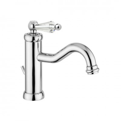 Giulini Giovanni Hermitage bateria umywalkowa chrom - uchwyt przezroczysty Swarovski 4433/S