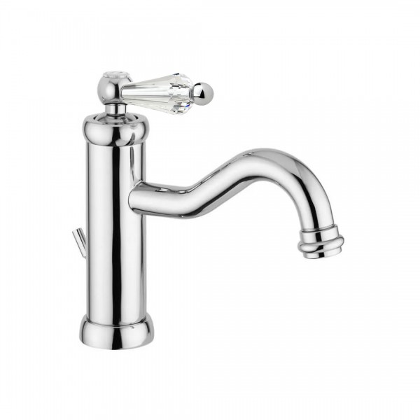 Giulini Giovanni Hermitage bateria umywalkowa chrom - uchwyt przezroczysty Swarovski 4433/S