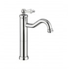 Giulini Giovanni Hermitage bateria umywalkowa wysoka chrom - uchwyt przezroczysty Swarovski 4437/SC/S