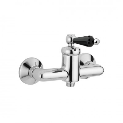 Giulini Giovanni Hermitage bateria prysznicowa chrom - uchwyt czarny Swarovski 4408/S.CZ