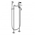 Giulini Giovanni Hermitage bateria wannowa + nogi chrom - uchwyt czarny Swarovski 4401/N/S.CZ