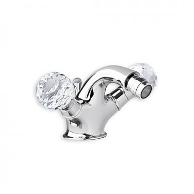Giulini Giovanni Odessa bateria bidetowa chrom - uchwyty przezroczyste Swarovski 3964