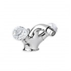 Giulini Giovanni Odessa bateria bidetowa chrom - uchwyty przezroczyste Swarovski 3964