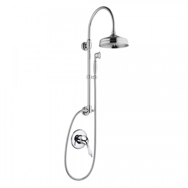 DEMM/Reitano Atea kolumna natryskowa z baterią podtynkową retro chrom 3840/01261ATCH