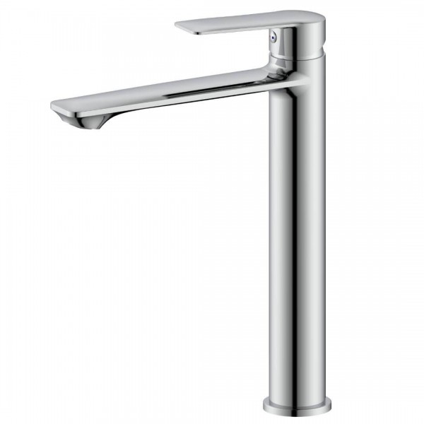 Demm Drake bateria umywalkowa stojąca wysoka z korkiem klik klak chrom 7314/K