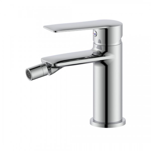 Demm Drake bateria bidetowa stojąca z korkiem klik klak chrom 7320