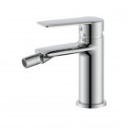 Demm Drake bateria bidetowa stojąca z korkiem klik klak chrom 7320