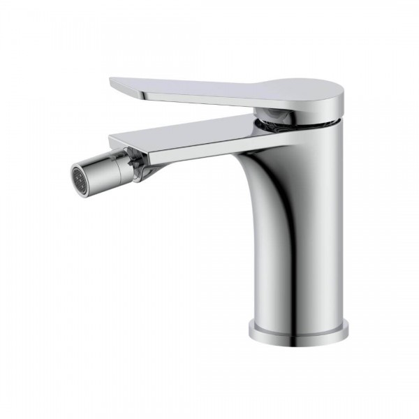 Demm Shine bateria bidetowa stojąca z korkiem klik klak chrom 7220