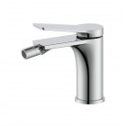 Demm Shine bateria bidetowa stojąca z korkiem klik klak chrom 7220