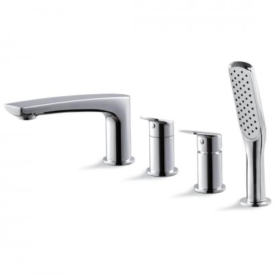 Vema Oten bateria wannowa 4-otworowa chrom V30150