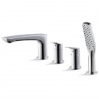 Vema Oten bateria wannowa 4-otworowa chrom V30150