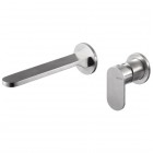 Vema Ayas Steel bateria umywalkowa podtynkowa wylewka 18,2 cm inox V28050