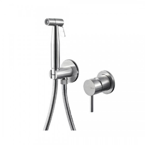 Vema Tiber Steel bateria bidetowa podtynkowa V17405