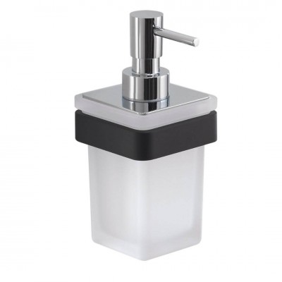 Gedy Samoa dozownik na mydło wiszący czarny mat A881/CZAR