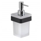Gedy Samoa dozownik na mydło wiszący czarny mat A881/CZAR