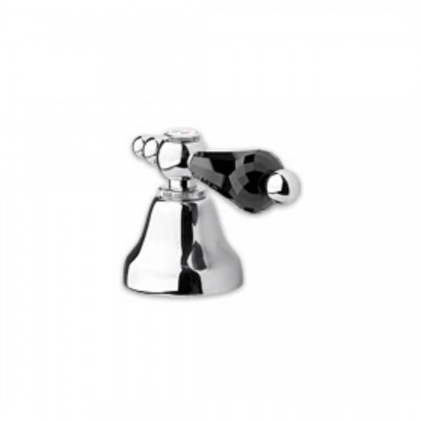Giulini Giovanni Praga zawór regulacyjny podtynkowy chrom - uchwyt czarny Swarovski 7516/S.CZ