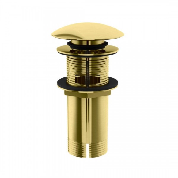 Kohlman Experience Brushed Gold korek klik-klak do umywalki złoty szczotkowany EGDB