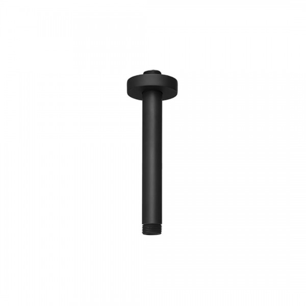 Vedo Ramię okrągłe sufitowe 15 cm do deszczownicy czarny mat VSN0151/CZ